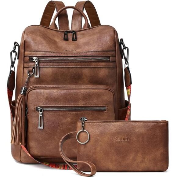 Backpack Purse for Women Leather Backpack Fashion Designer Travel Backpack main image 2